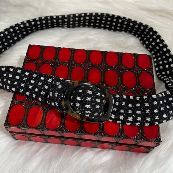 NEW J. Crew Wool Tie Belt 1” Thin Adjustable Waist Belt S/M Charcoal + Grey NWOT - Picture 9 of 16